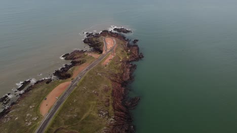 Punta-Ballena-Peninsula,-Punta-Del-Este-In-Uruguay