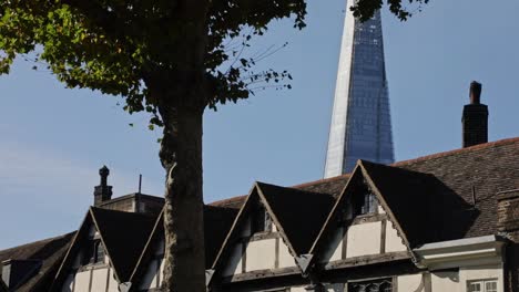 The-Shard-with-traditional-British-home-rooftops-within-the-foreground