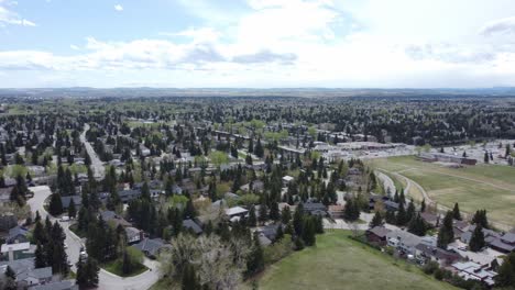 Community-aerial-shot-in-sunny-weather