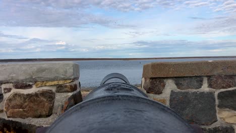 Blick-über-Die-Cape-Merry-Cannon-Battery-National-Historic-Site-In-Churchill,-Manitoba,-Nordkanada