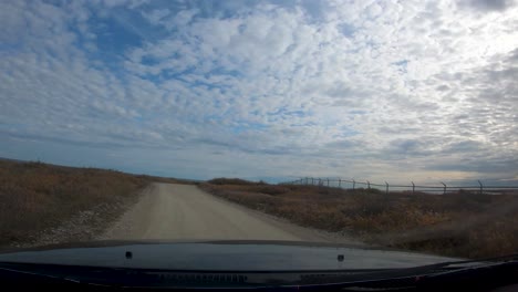 Time-lapse-drive-from-Cape-Merry-Historic-site-to-Churchill-along-the-Hudson-Bay-coast-Churchill-Manitoba-Northern-Canada