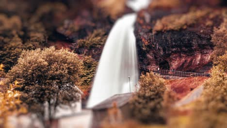 Tilt-shift-video-of-the-Steinsdalsfossen-waterfall-in-autumn