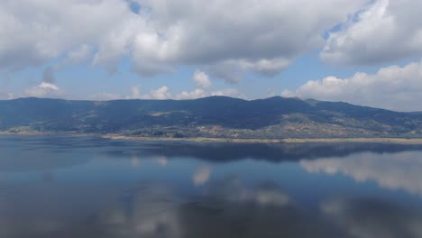 aerial-drone-view-of-the-guatavita-lagoon-in-Colombia