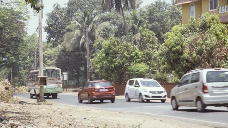 A-road-in-Goa,-India