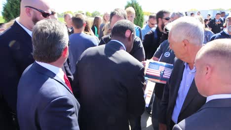 African-American-Conservative-Republican-Presidential-Candidate-Dr-Ben-Carson-Does-Retail-Politics-By-Greeting-Supports-After-An-Iowa-Caucus-Speech