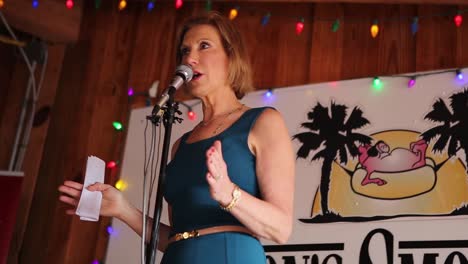 Carly-Fiorina,-Fiscally-Conservative-Woman-Talks-Budget-Process-During-A-Stump-Speech-To-The-Female-Candidate’S-Supporters,-Republican-Iowa-Caucus