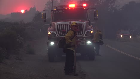 Firefighters-Attack-The-Alisal-Fire-Along-The-Gaviota-Coast-In-Santa-Barbara-County