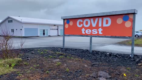 Establishing-Shot-Of-A-Covid-Testing-Site-Duroing-The-Covid-19-Global-Pandemic-Epidemic