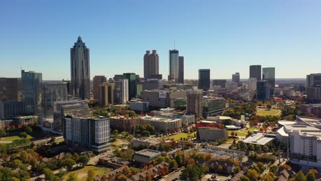 Muy-Buen-Establecimiento-Aéreo-Del-Distrito-Comercial-Del-Centro-De-Atlanta,-Georgia