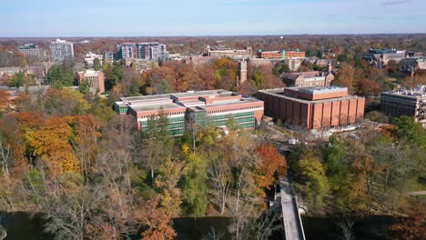 Aerial-Over-Michigan-State-University-College-Campus