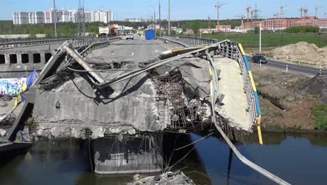 The-Destroyed-Bridge-At-Irpin,-Ukraine-May-Have-Saved-The-Country-From-Russian-Invasion