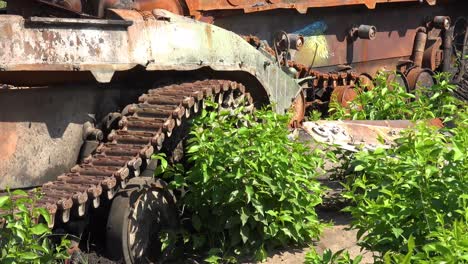 Wrecked-And-Destroyed-Russian-Tanks-Are-Abandoned-Along-A-Roadside-Following-Russia'S-Hasty-Retreat-From-Ukraine-During-The-Summer-Offensive-There