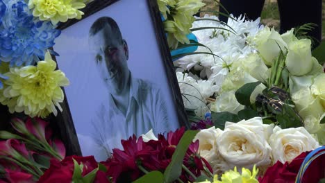 The-Picture-Of-A-Fallen-Soldier-On-His-Grave-During-The-War-In-Ukraine