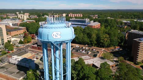 Sehr-Gute-Antenne-über-Dem-Campus-Der-University-Of-North-Carolina-In-Chapel-Hill