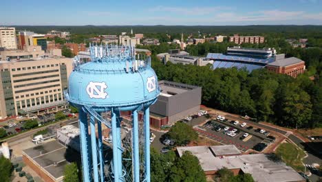 Sehr-Gute-Antenne-über-Dem-Campus-Der-University-Of-North-Carolina-In-Chapel-Hill