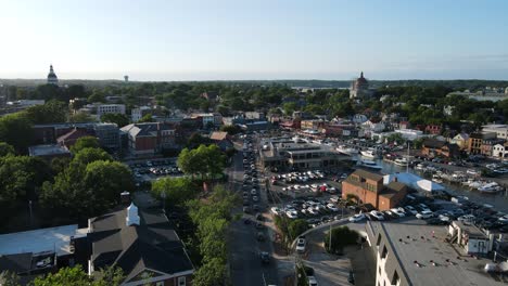 Excelente-Vista-Aérea-De-Annapolis,-Maryland