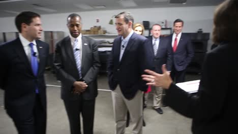 Republican-Party-Iowa-Backstage-Campaign-With-Marco-Rubio,-Ben-Carson-And-Ted-Cruz