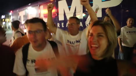 A-Rambuncious-Crowd-Of-Young-Trump-Supporters-Shout-On-The-Streets-Of-Downtown-Iowa-City-After-An-Iowa-Caucus-Presidential-Campaign-Event