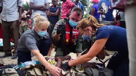 Us-Coast-Guard-Helicopter-Responds-To-Haiti-For-Humanitarian-Aid-Following-A-72-Earthquake-There