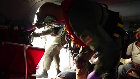 Us-Coast-Guard-Helicopter-Medevacs-Victims-In-Haiti-Humanitarian-Aid-Following-A-72-Earthquake-There