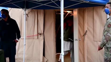 Afghan-Refugees-And-Evacuees-Arrive-At-Ramstein-Airbase-In-Germany-Where-They-Are-Offered-Temporary-Shelter-And-Assistance