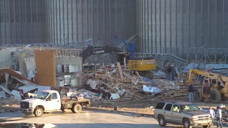 Cleanup-Efforts-Begin-At-Multiple-Destroyed-Grain-Elevators-In-The-Town-Of-Mayfield-Kentucky-Following-A-Devastating-Tornado