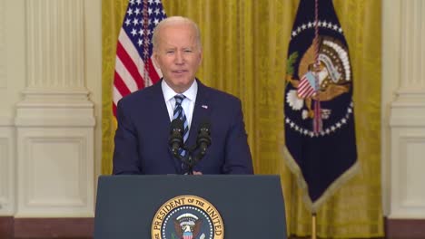 President-Joe-Biden-Condemns-Russia-And-Valdimir-Putin-For-His-Invasion-Of-Ukraine-And-Proclaims-That-Us-Forces-Will-Not-Fight-On-Ukranian-Soil-But-Will-Defend-Nato-Allies