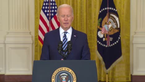 President-Joe-Biden-Condemns-Russia-And-Valdimir-Putin-For-His-Invasion-Of-Ukraine-And-Proclaims-Solidarity-With-Nato-Allies-At-An-Emergency-Press-Conference-At-The-White-House