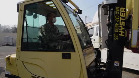 Air-Force-Medical-Personnel-Receive-Covid-19-Pandemic-Vaccines-At-Osan-Air-Base-Rok,-South-Korea