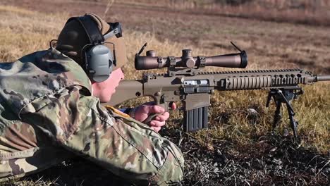 Military-Sniper-Teams-Compete-At-Armed-Forces-Meeting-Sniper-Championships-(Afsam)-At-Fort-Chaffee,-Arkansas