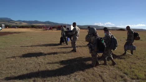 Airlifted-Hawaii-National-Guard-Provide-Covid-19-Pandemic-Vaccination-And-Innoculation-Support,-Kauai-County-Hi