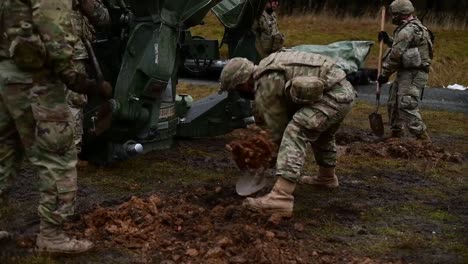 Us-Army-2Nd-Calvary-Regiment-Soldiers-Conduct-A-Direct,-Live-Fire-Artillery-Exercise-With-M777-Howitzers,-Germany