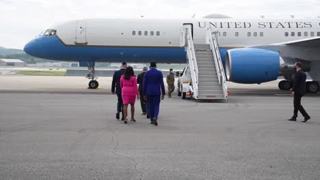 Us-First-Lady-Jill-Biden-Arrives-At-Sumpter-Smith-Joint-National-Guard-Base-To-Sell-The-American-Rescue-Plan-Al