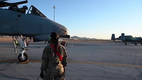 Michigan-Air-National-Guard-Support-107Th-Fighter-Squadron-A-10-Thunderbolt-Ii’S,-Green-Flag-21-06,-Nellis-Afb,-Nv