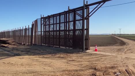 Arizona-4-Mile-Modification-Of-President-Trump’S-Border-Wall-With-Mexico,-Near-Yuma-Arizona