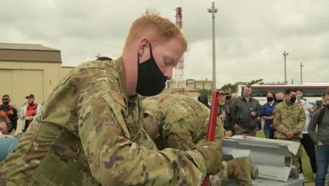 Kunsan-Air-Base-Hosts-Airmen,-Soldiers-And-Technicians-Annual-Bomb-Loading-Competition,-South-Korea