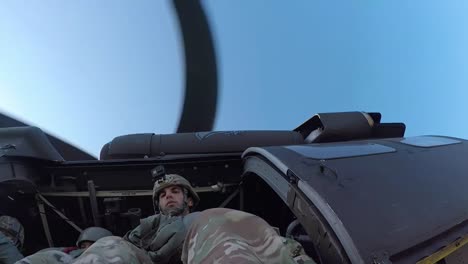 Us-Army-Ranger-Special-Forces-Soldiers-Jump-From-Helicopter-During-A-Military-Training-Parachute-Jump,-Georgia