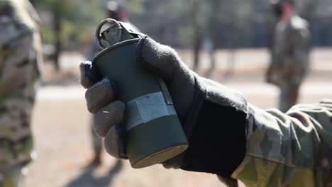 Us-Army-174Th-Infantry-Brigade-Soldiers-Conduct-A-Training-Exercise-With-Pyrotechnics-Cannisters-And-Grenades