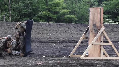 2Nd-Battalion-Marines-Detonate-Explosives,-Fuji-Viper-Military-Training-Exercise,-Demolition-Range,-Combined-Arms-Training-Center-Camp-Fuji,-Japan