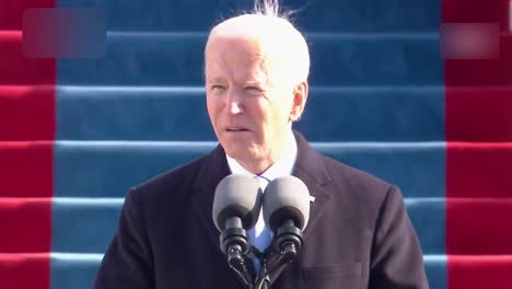 Discurso-De-Toma-De-Posesión-Del-Presidente-Joe-Biden-Discurso-Político,-Bipartidismo-Y-Fin-De-Las-Noticias-Falsas-Y-Una-América-Mejor