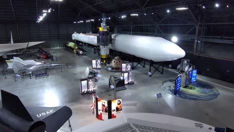 Drone-Shot-Of-Apollo-15-Capsule-Endeavour,-Named-After-Capt-James-Cook’S-18Th-Century-Scientific-Research-Vessel