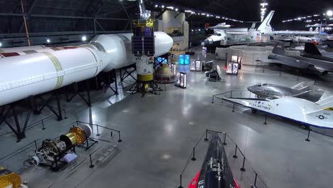 Drone-Shot-Of-Apollo-15-Capsule-Endeavour,-Named-After-Capt-James-Cook’S-18Th-Century-Scientific-Research-Vessel