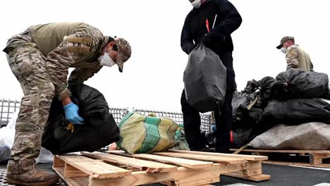 Coast-Guard-Cutter-Active-Offloads-11,500-Pounds-Of-Cocaine-Seized-From-Cartel-Drug-Smugglers-In-International-Waters