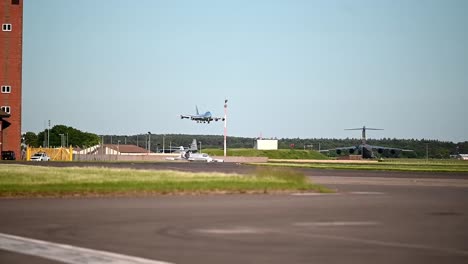 Us-President-Joe-Biden-And-Jill-Biden-Arrives-At-British-Royal-Air-Force-Base-Mildenhall,-England-On-Air-Force-One