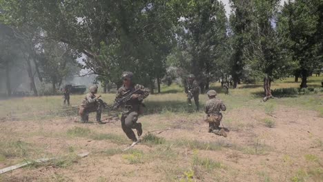 Camouflaged-Soldiers-2Nd-Marine-Logistics-Group-Conduct-Platoon-Range-Movement-Military-Training,-Exercise-Sea-Breeze-21