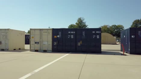 Temporary-Housing-Pods-For-Afgan-Refugees-On-The-Flight-Line,-Operation-Allied-Refuge’S-Emergency-Evacuation,-Ramstein-Afb