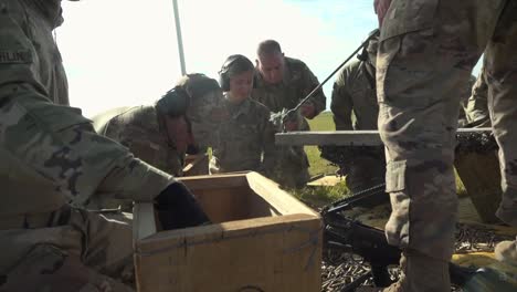 Guardia-Nacional-Aérea-De-Georgia,-116-Escuadrón-De-Las-Fuerzas-De-Seguridad-M203-Entrenamiento-Con-Armas-Lanzagranadas,-Elgin-Afb,-Florida