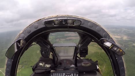 Cockpit-Footage-Of-A-Fairchild-Republic-A-10-Thunderbolt-Ii-Warthog-Close-Support-Fighter-Jet-Flying-Over-Rural-Terrain