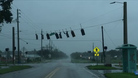 Storm-Damage-The-Wake-Of-The-High-Winds,-Tropical-Weather-And-Natural-Disaster-Of-Hurricane-Ian-In-Bradenton,-Florida