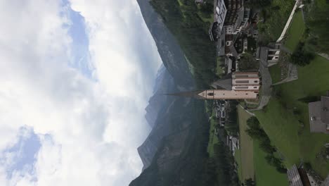 VERTICAL-drone-clip---flying-towards-iconic-St-Vincent-chapel